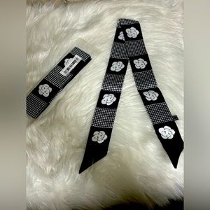 Camellia Style Twilly Bag Scarf Designer Inspired 1pc